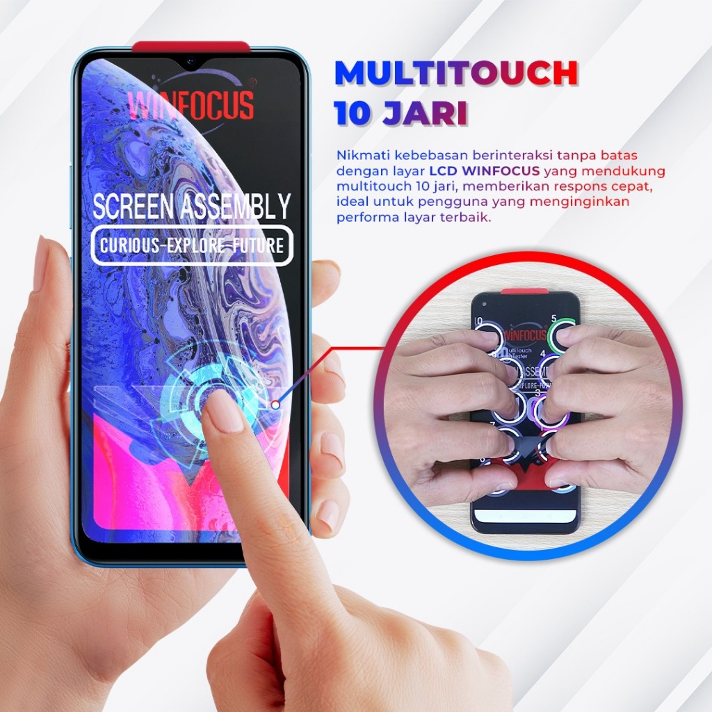 Lcd Touchscreen MEETOO WINFOCUS Vivo V5 Lite V5Lite 1609 Original Vivo
