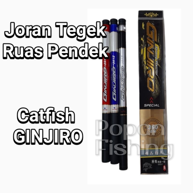 Joran Tegek Ruas Pendek Catfish Ginjiro