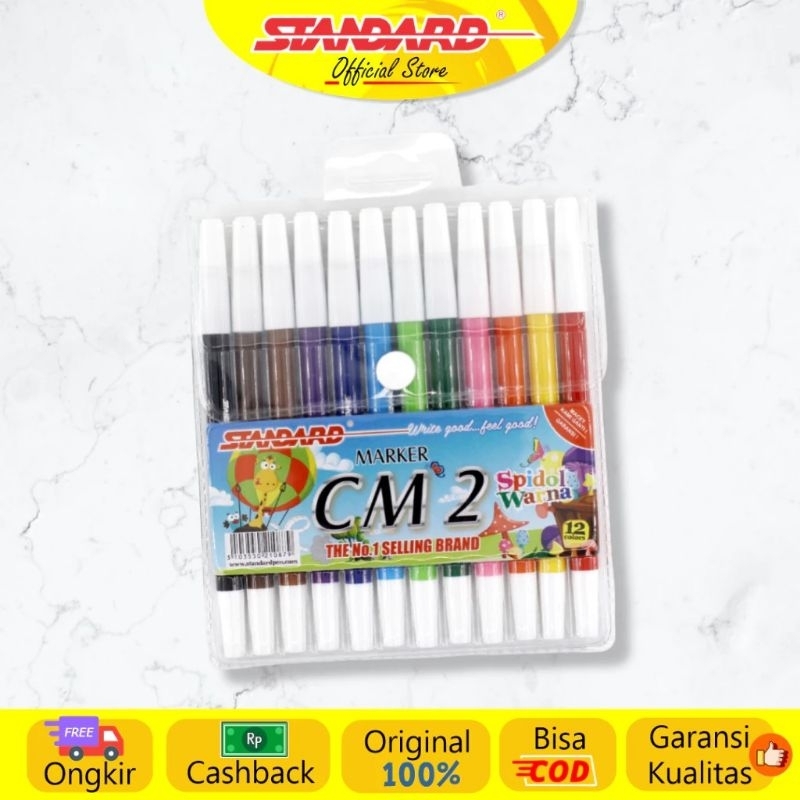 

Standart - Coloring Marker-Cm 2 Mix [Spidol Warna Warni]