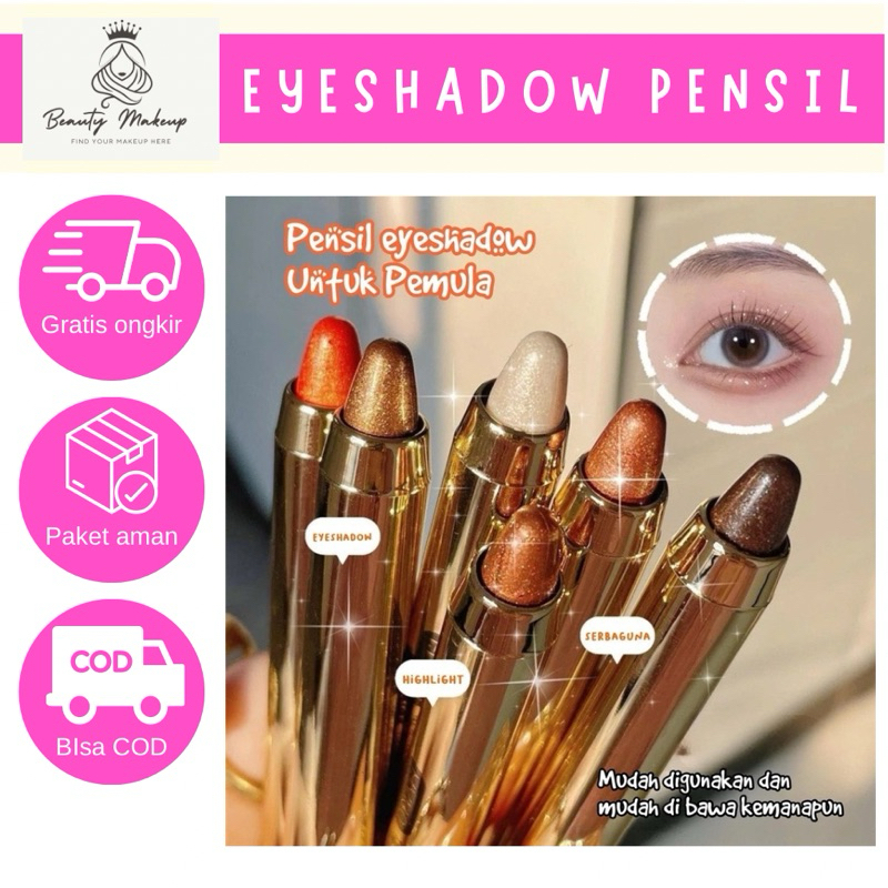 MYHO LAZY EYE MAKEUP HIGHLIGHT EYESHADOW PEN, EYESHADOW PENSIL, EYESHADOW PEMULA, EYESHADOW MURAH, E