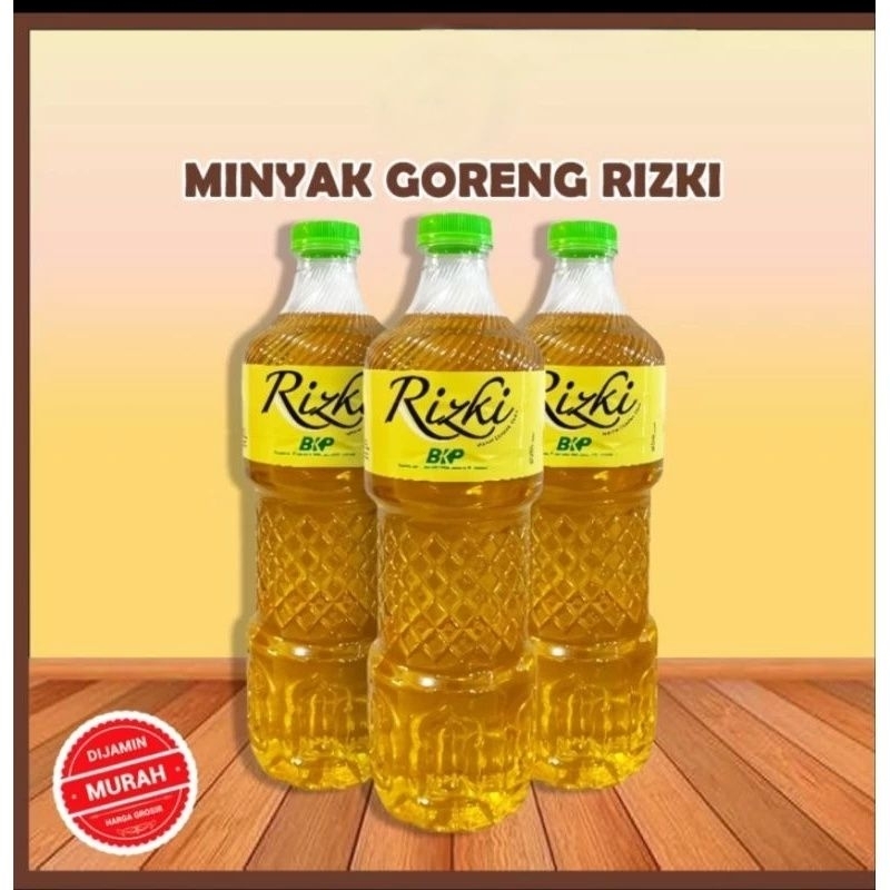 

minyak goreng RIZKI 850 ML kemasan botol