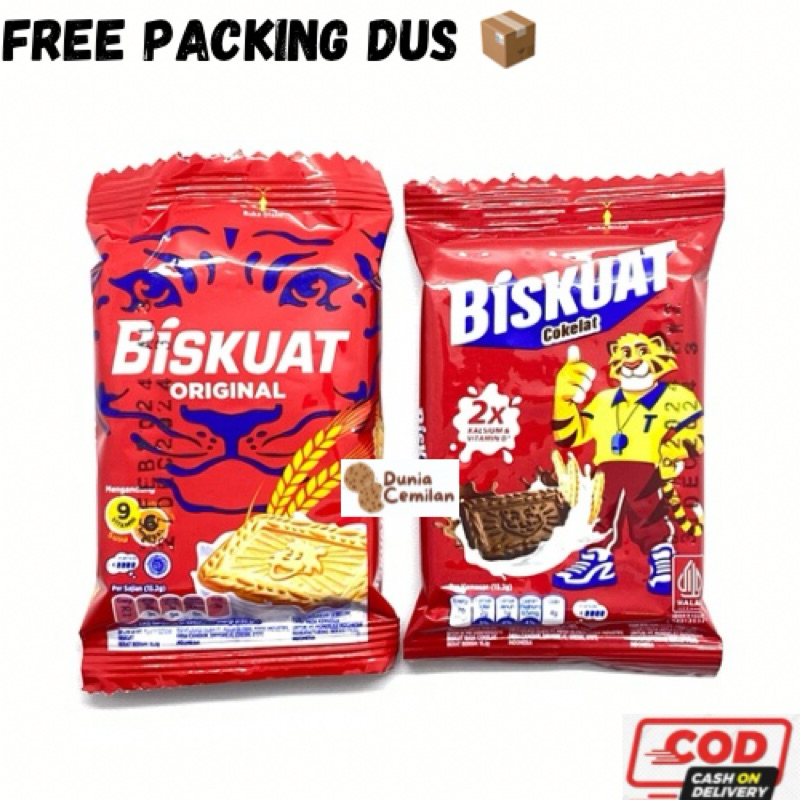 

[TERMURAH!] Biskuat 15.2gr SATUAN - Biskuit Coklat Original Enak Murah