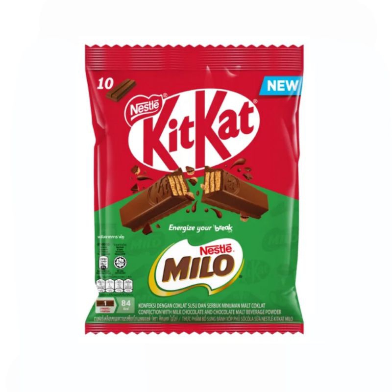 

KITKAT Milo 2-Fingers Coklat Malaysia (10 pek)