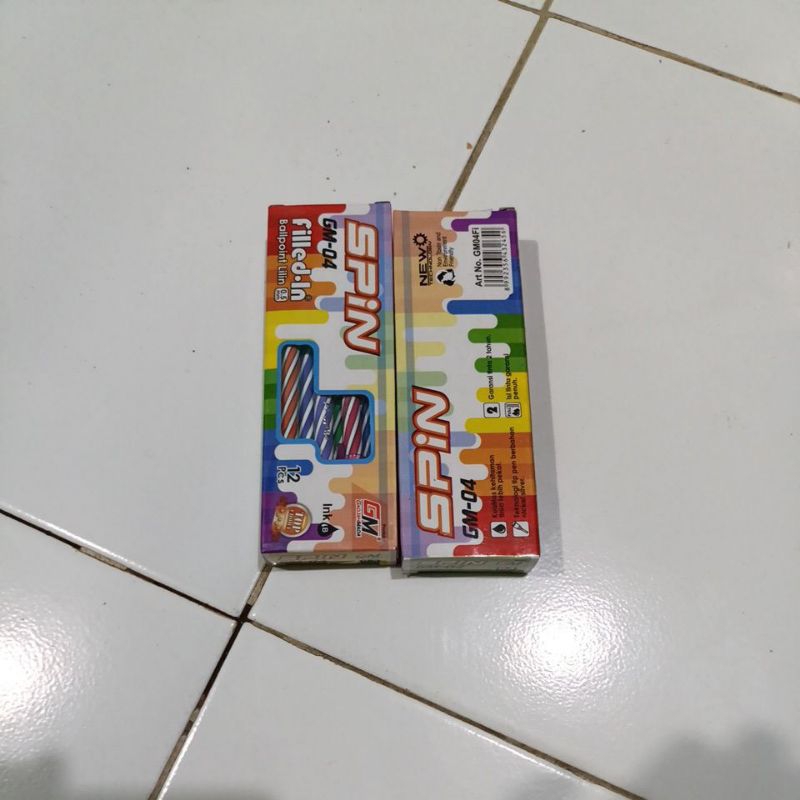 

bolpoin ulir GM spin isi 12 pch