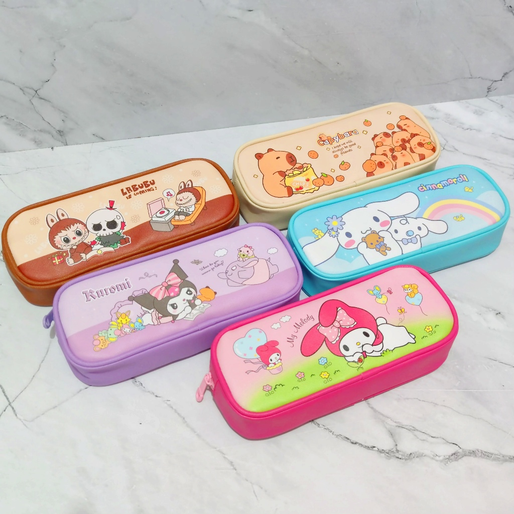 

Kotak Tempat Pensil Lucu Capybara Sanrio Labubu / Pencil Case Cute Cinamoroll Kuromi Melody