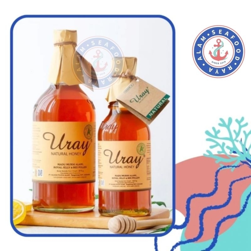 

Madu Uray Natural Honey 875gr grade A+ with Royal Jelly & Bee Pollen