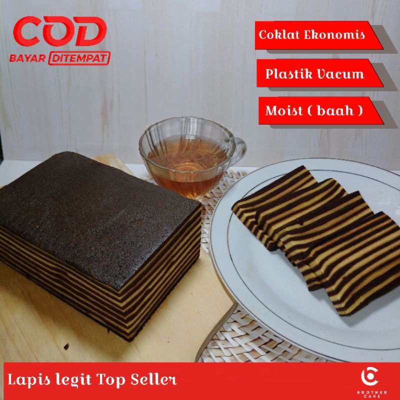 

LAPIS LEGIT COKLAT EKONOMIS 20x10cm