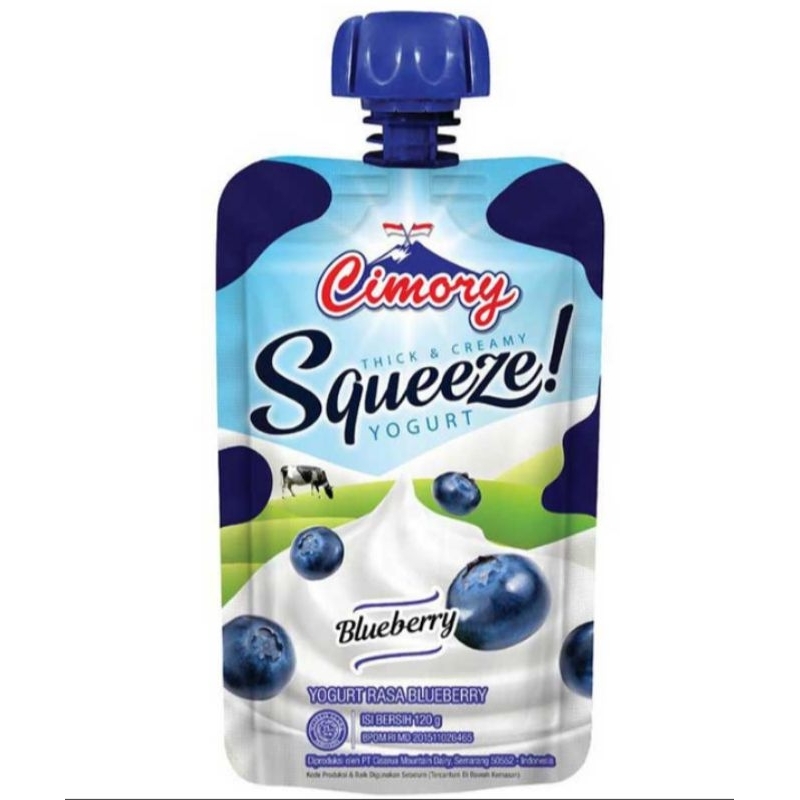 

Cimory Yogurt Squeeze Blueberry 120 gram