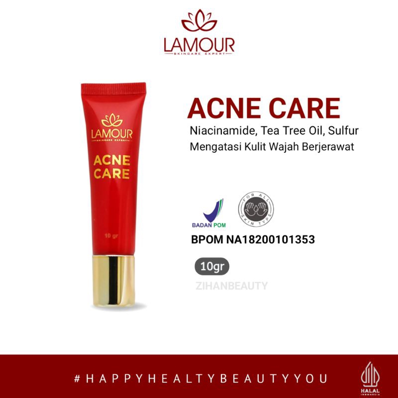 LAMOUR ACNE CARE KRIM JERAWAT SALEP JERAWAT OBAT JERAWAT AMPUH | PENGHILANG BOPENG ORIGINAL | BPOM