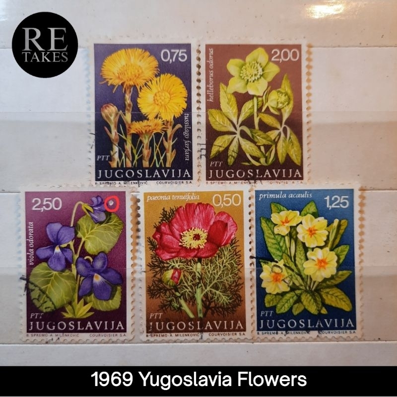 

Prangko Koleksi Filateli 1969 Yugoslavia Flowers