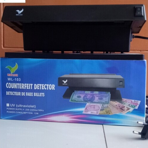 PENDETEKSI UANG PALSU MONEY DETECTOR ALAT TES UANG PALSU LAMPU UV