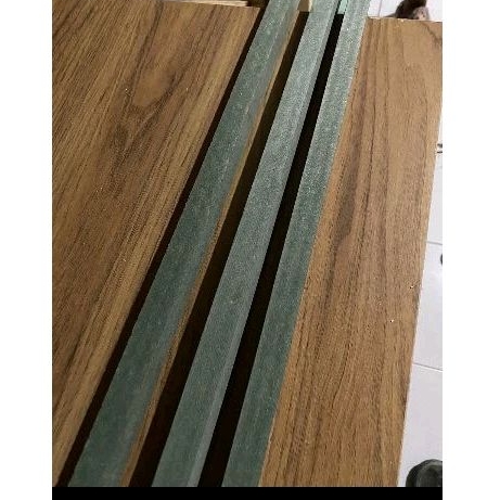 wall batten mdf hijau hmr hijau tebal 15mm 18mm