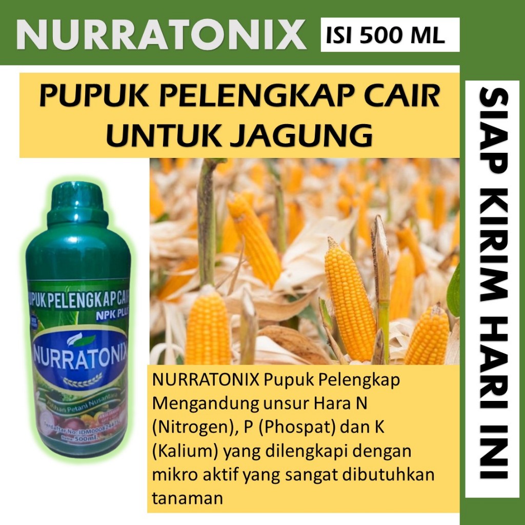 SIAP KIRIM HARI INI  NURRATONIX pupuk khusus  tanaman jagung pupuk untuk tanaman jagung pupuk buat t