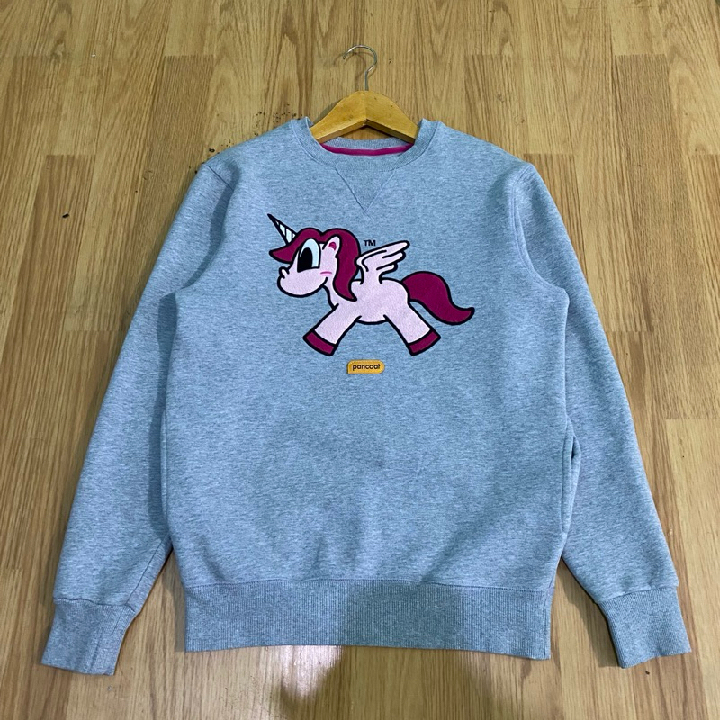 crewneck pancoat unicorn