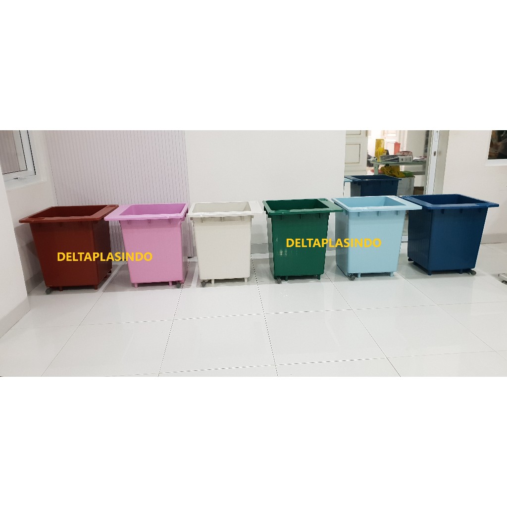 BAK AIR MANDI PLASTIK/ BAK KAMAR MANDI KOTAK BESAR ANTI PECAH/BANYAK WARNA/TEMPAT SABUN/LUBANG AIR