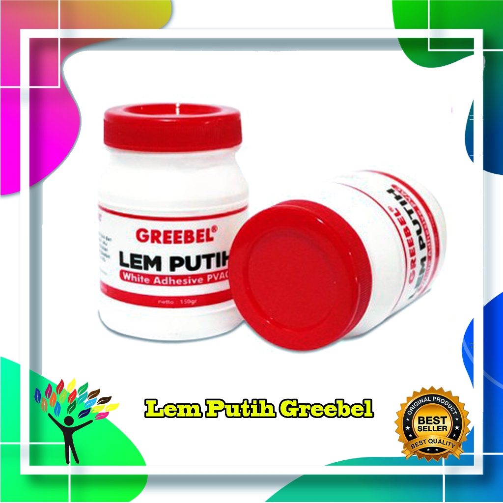 

GREEBEL Lem Kertas White Glue / Lem Kertas / Lem Putih / Lem Cair