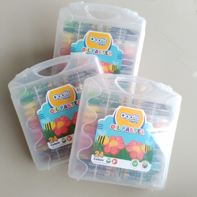 

HJK Crayon Oil Pastel Agatis Prime 24 Warna Hexagonal ( Set ) [ Original ]