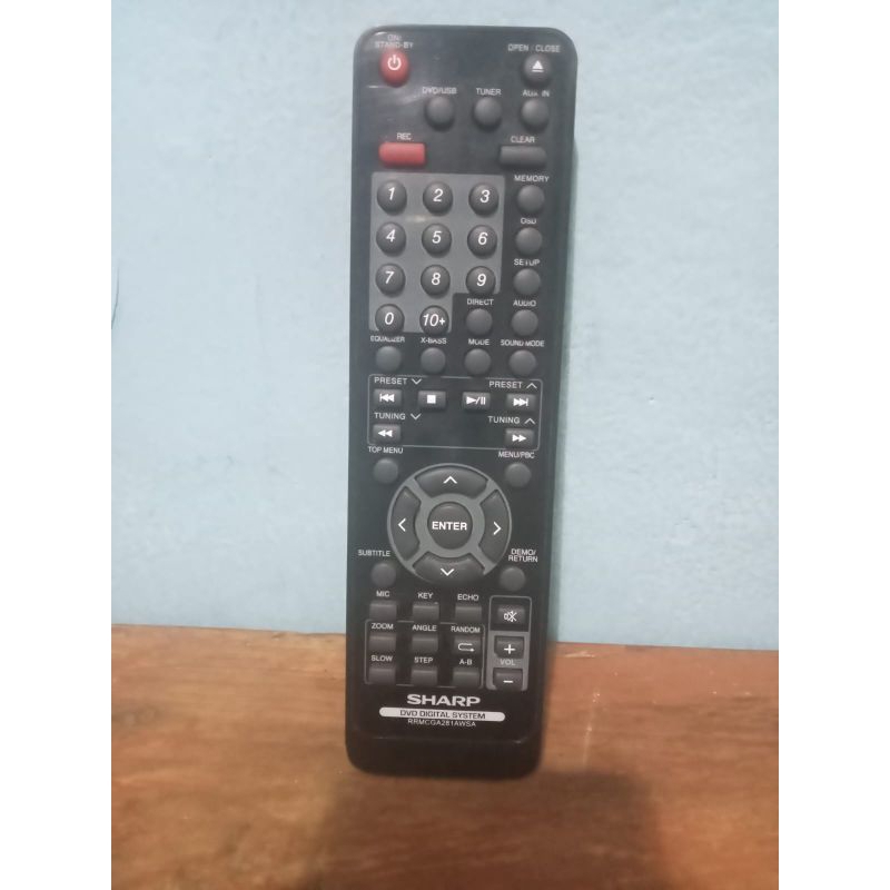 REMOT DVD HOME TEATHER SHARP