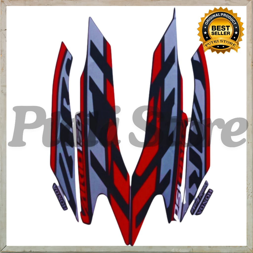 STIKER STRIPING HONDA VARIO 125 2020 2021 PUTIH MERAH LIST BODY VARIO 125 NEW 2021 CLICK