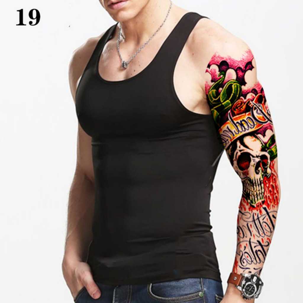 Tattoo temporary Full arm / Tato Full Lengan / Tattoo Temporer Seri I