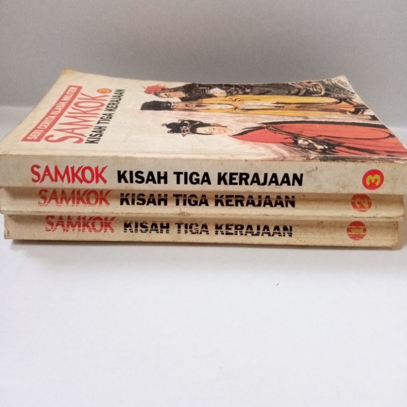 Buku paket seri cerita klasik militer samkok kisah tiga kerajaan 1-3