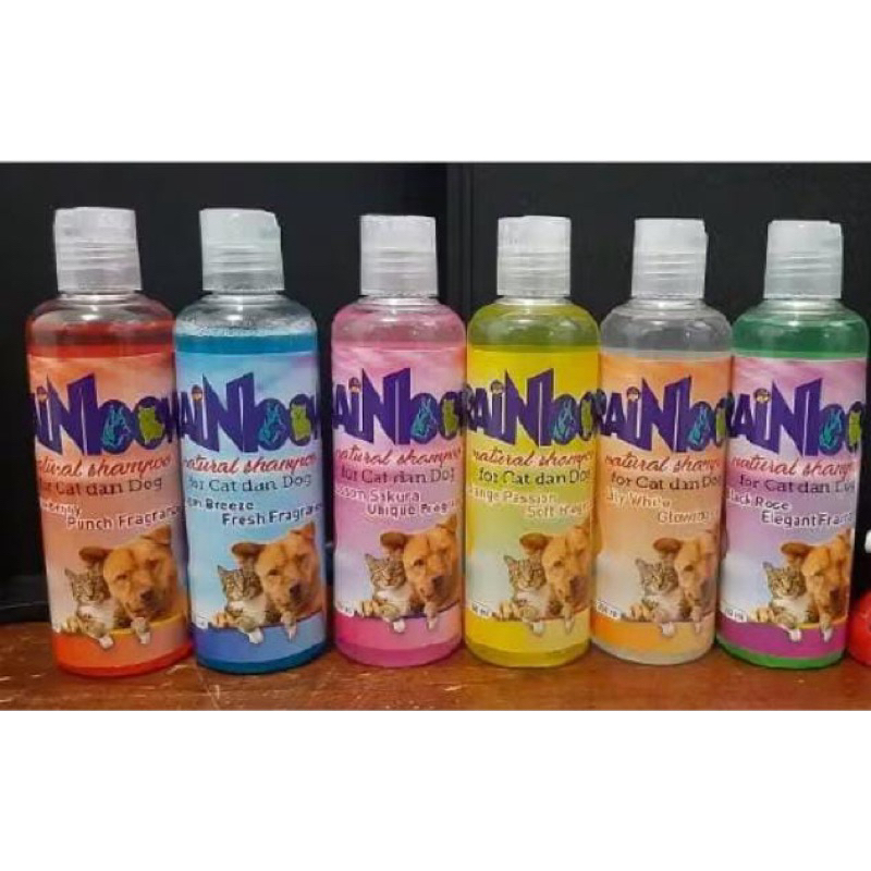 SHAMPO RAINBOW NARURAL- KUCING/ANJING 250ML