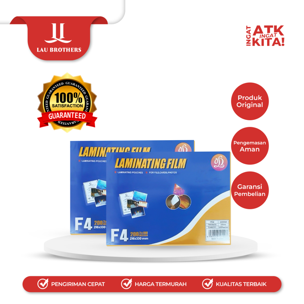 

DL PLASTIK LAMINATING F4 (1PACK)