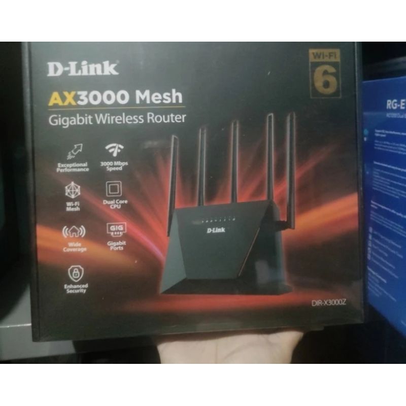 DLink DIR-X3000Z AX3000 Mesh Gigabit Wireless Router Dlink