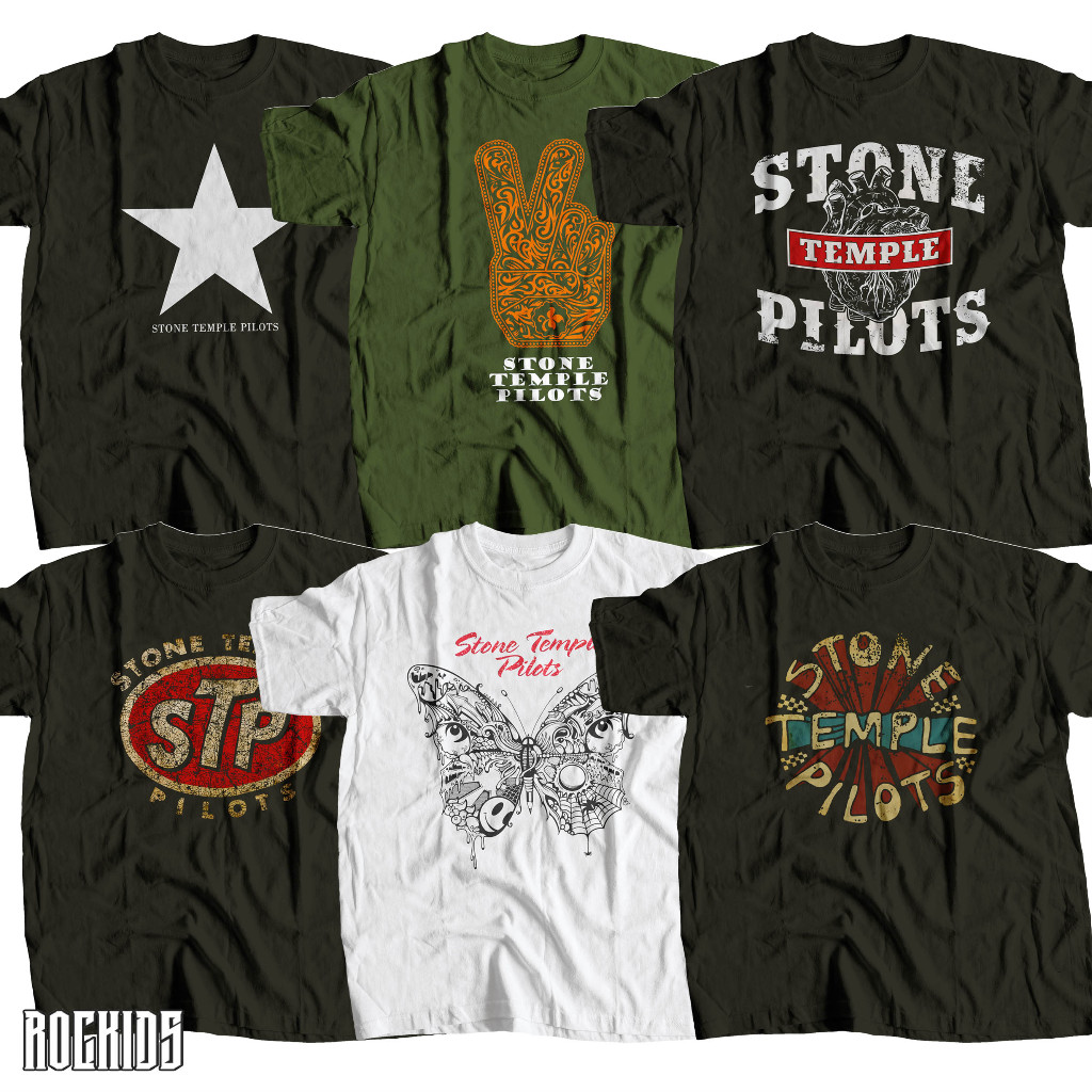 ROCKIDS - STONE TEMPLE PILOTS - TSHIRT - TEES - KIDSWEAR - KAOS STONE TEMPLE PILOTS - KAOS BAND STON