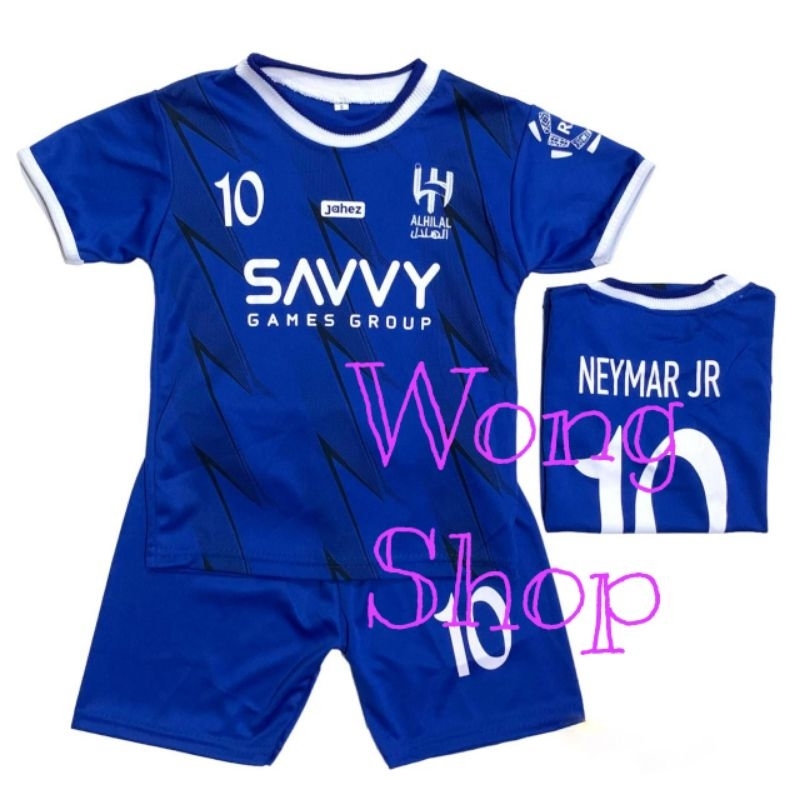 COD / JERSEY BOLA AL HILAL / SETELAN BAJU BOLA AL HILAL  ANAK TERMURAH