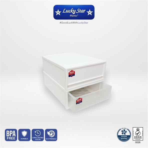Lucky Star - DAISY KOTAK LACI PENYIMPANAN/ LACI PLASTIK/KOTAK PLASTIK/ LACI AESTHETIC