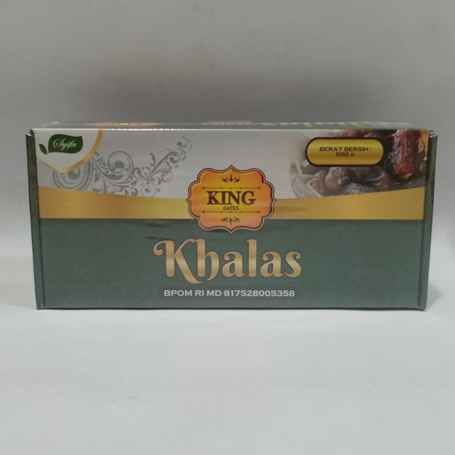 

Kurma Khalas King Dates 500gr Kurma Premium Uni Emirates Original