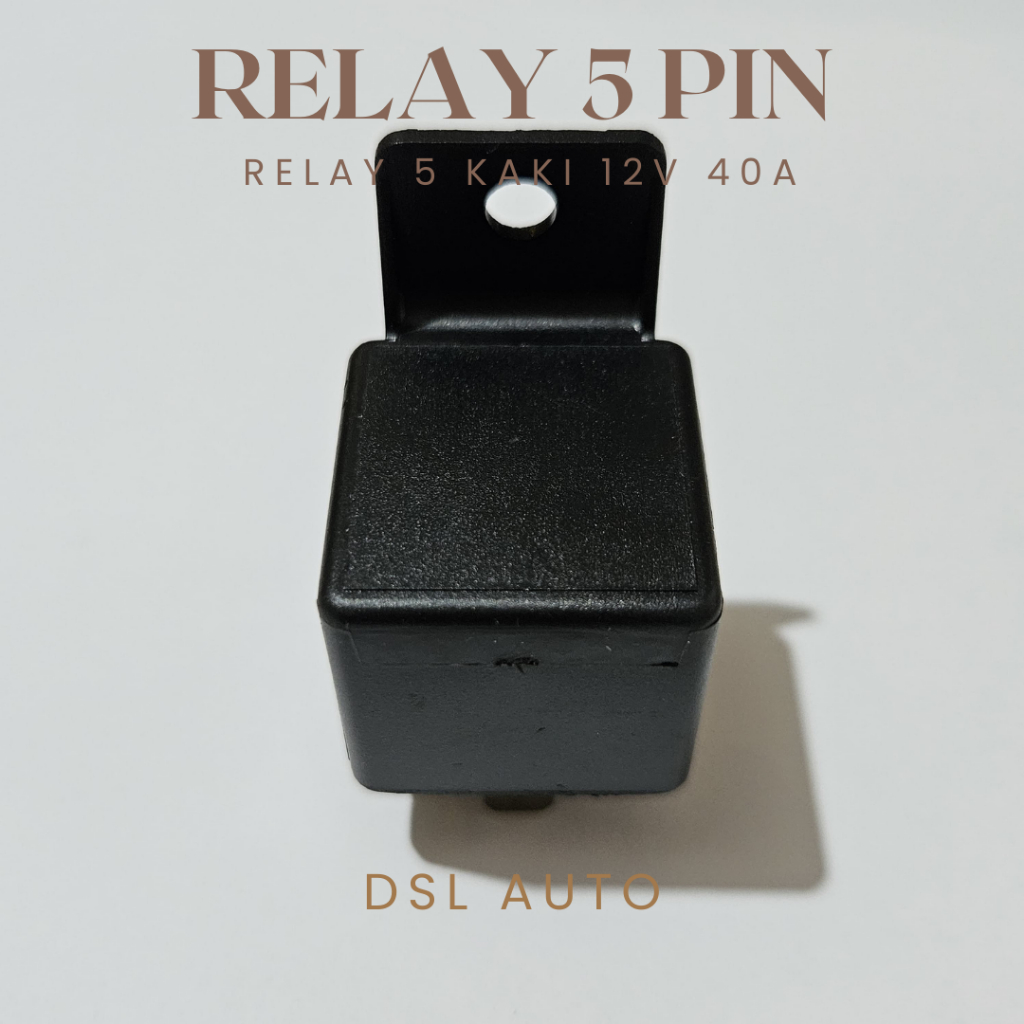 Relay 5 Kaki Pin 12V 40A