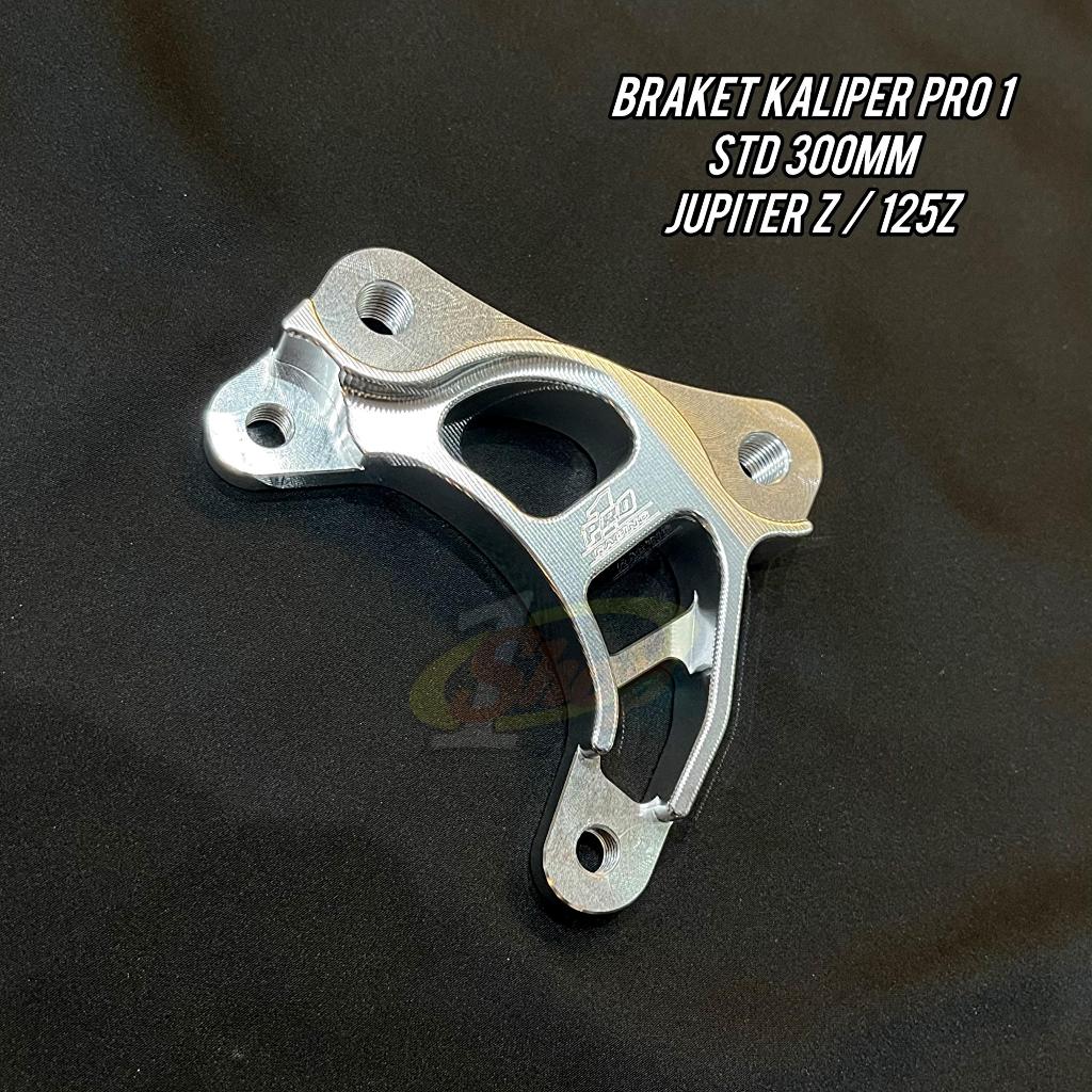 Braket Breket Kaliper Brembo Pro 1 300 MM Jupiter Z / 125 Z Silver