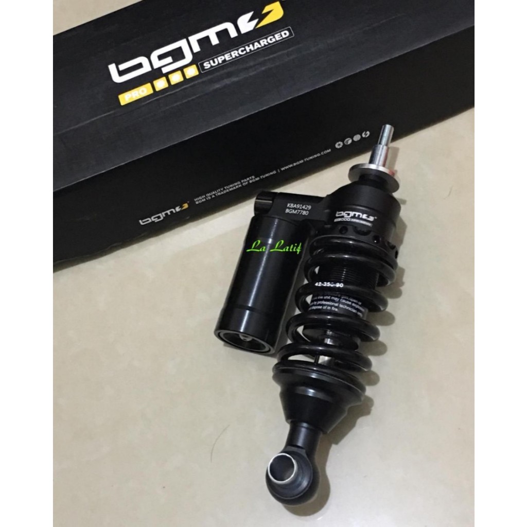Shock depan BGM Tabung hitam Smallframe pts dkk