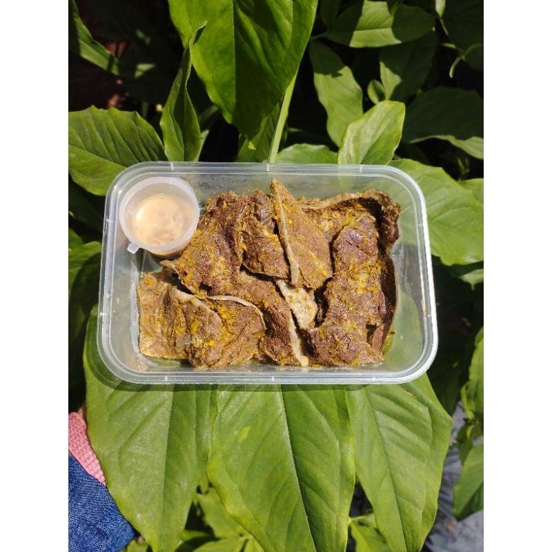 

Paru Sapi Ungkep Sambal Hijau