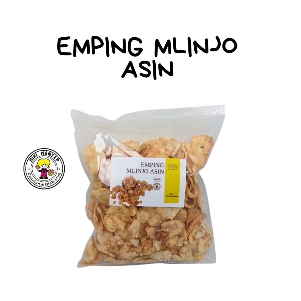 

Emping Mlinjo Asin - Niki Snack Salatiga