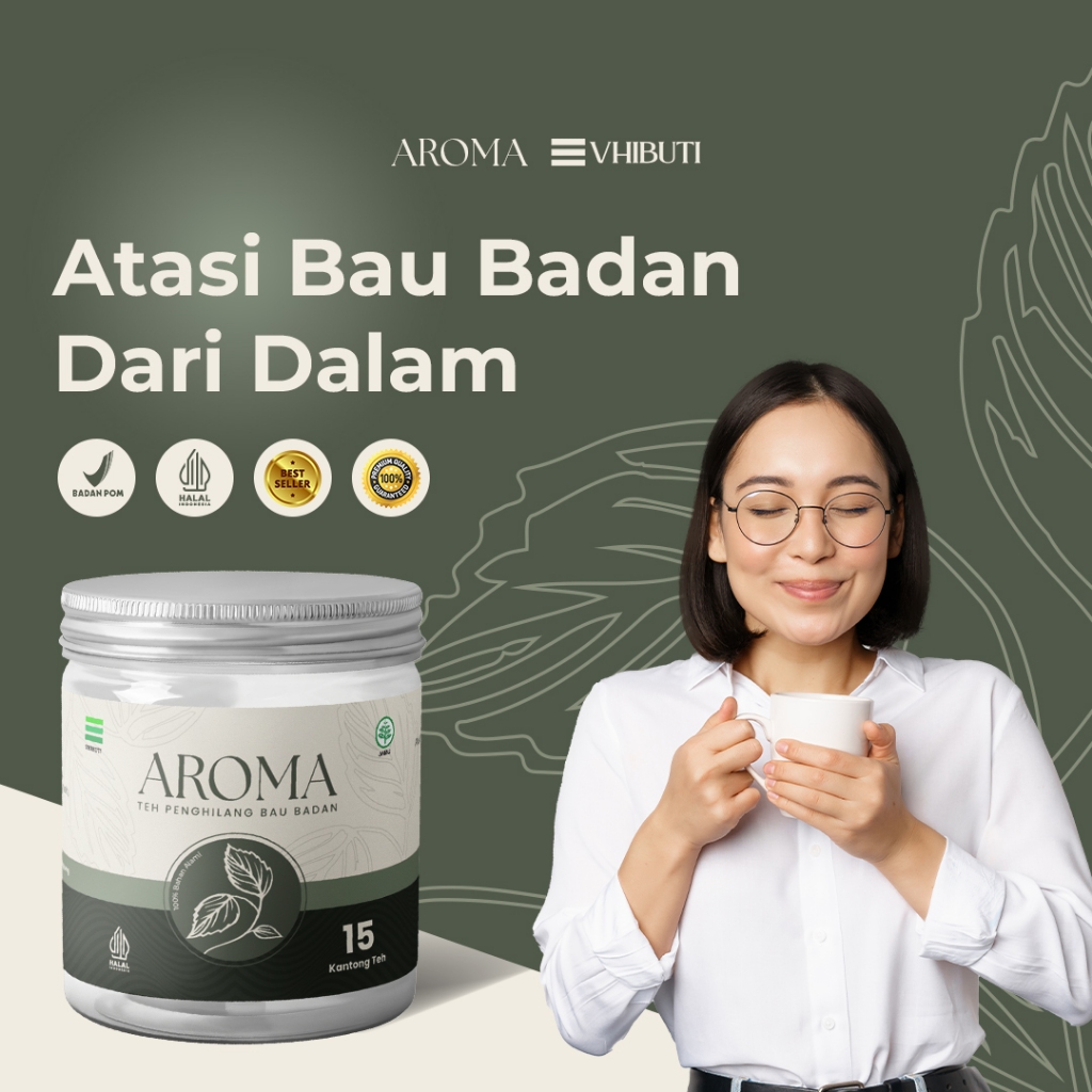 

VHIBUTI Aroma | Teh Herbal Untuk Membantu Mengurangi Bau Badan 15 Kantong Teh