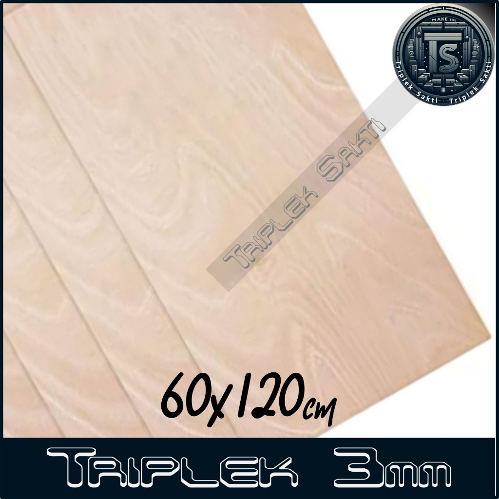 Multiplek Triplek 3mm 60x120 cm ISI 2 LEMBAR ( 3 mm | 60x120cm | 120x60cm | 120x60 | 60 x 120 cm )