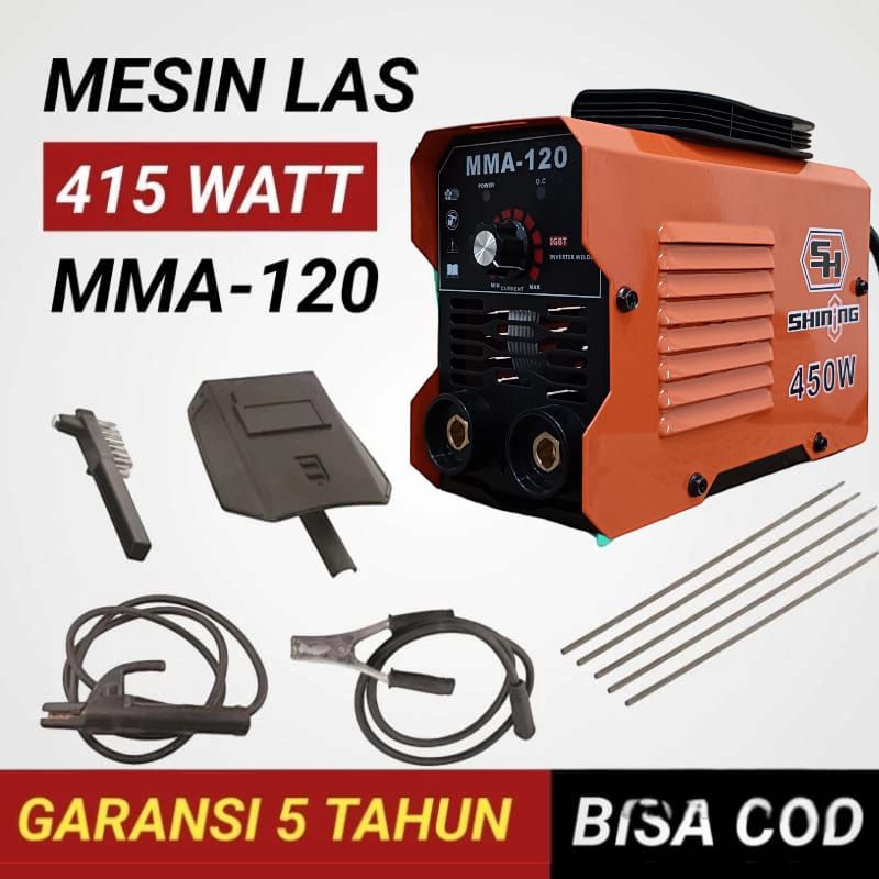 TERMURAH Mesin Las Listrik 450Watt Benz Barracuda Series Travo las Inverter MMA-120 Benz