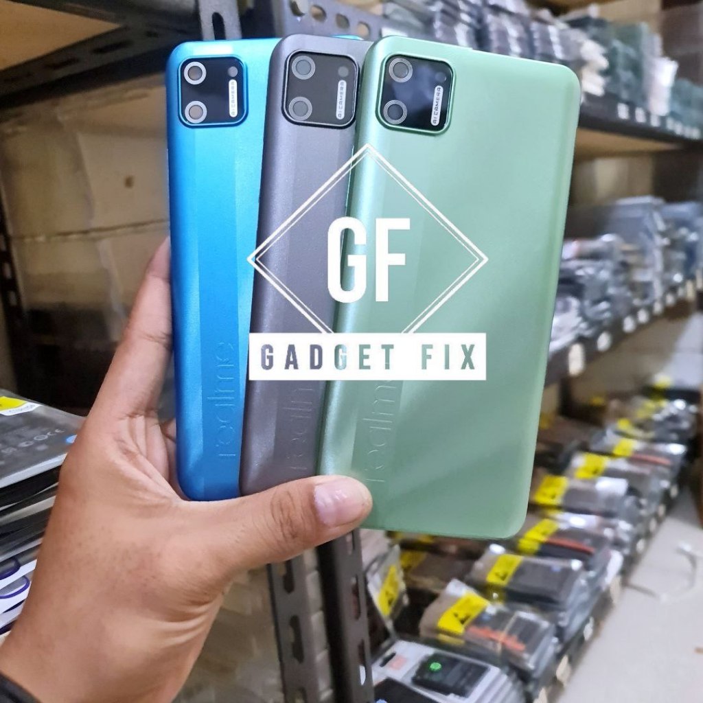 Backdoor Tutup Belakang Housing HP Realme C11 RMX2185 Bekdor Back Cover Casing Kesing Rilmi