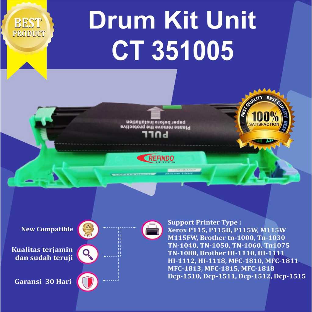 Drum Unit Compatible DR-115 DR115 DR 115 CT351005 DR-1000 DR1000 DR 1000 DR-1080 DR1080 DR 1080 P115