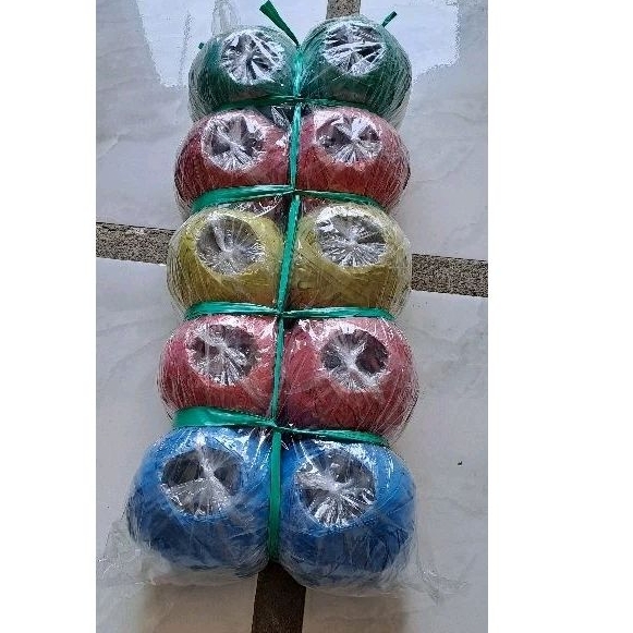 

Tali Rapia/Tali Rami/Tali Plastik Warna isi 10 (paket usaha)