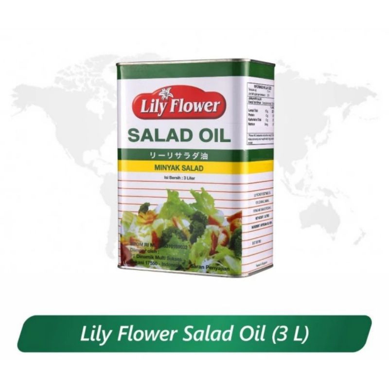 

Lily Flower Salad Oil 3 lt / Minyak Salad