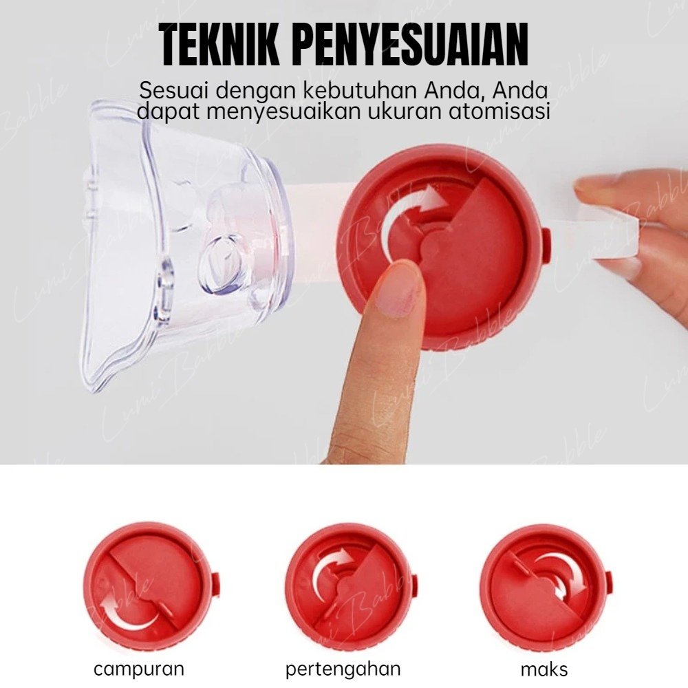 New Compressor Alat Nebulizer Anak Inhaler Asma Alat Uap Bayi Batuk Pilek Pernafasan Bronkitis Nebul