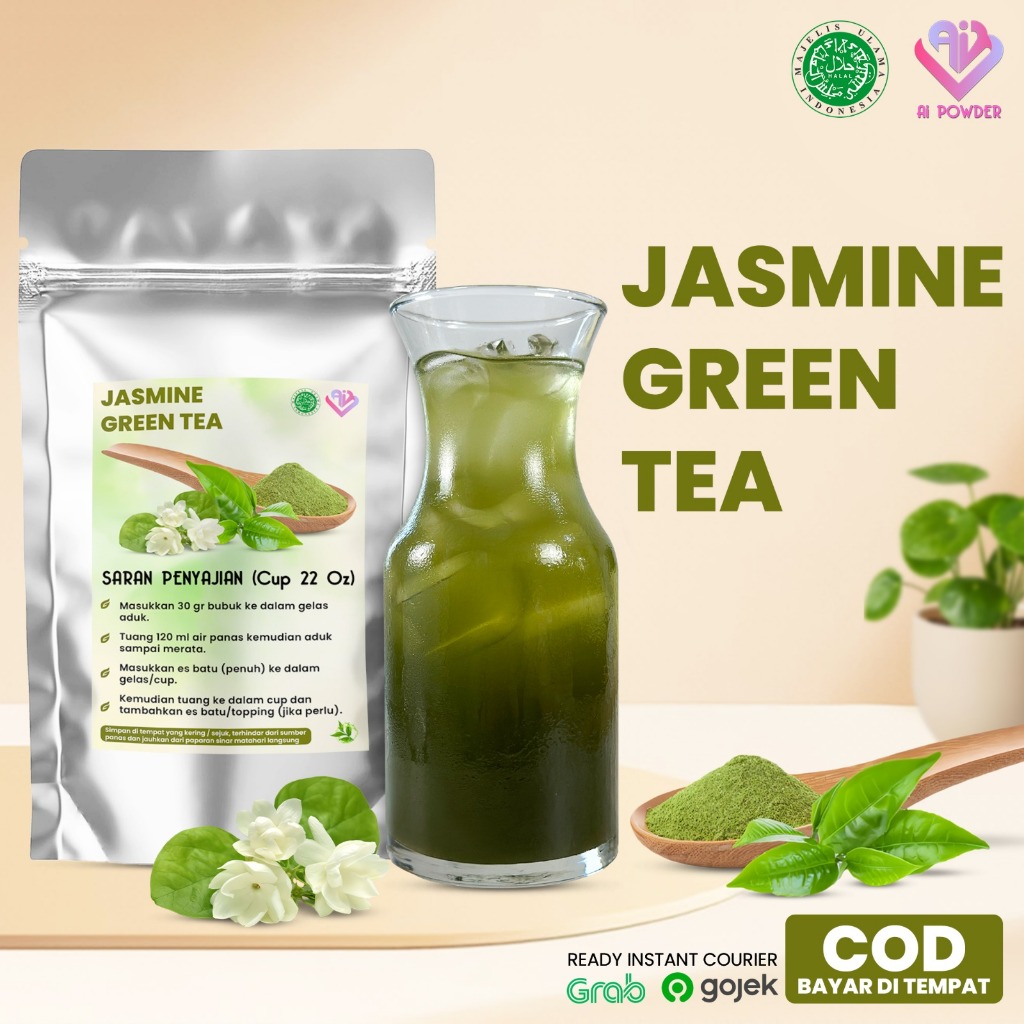 

Jasmine Green Tea Bubuk Minuman Premium Instan 1Kg