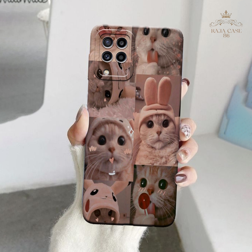 Case Samsung M32 / Samsung M22 -rajacase - Casing Samsung M32 - Motif case aesthetic - Samsung - Sof