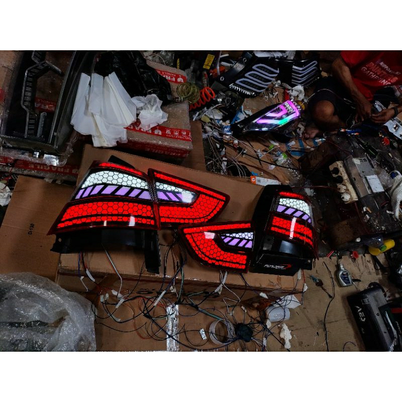 Stoplamp Grand Livina L11 tahun 2014 custom RGB