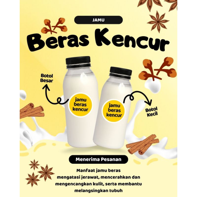 

JAMU BERAS KENCUR HOMEMADE 1 LITER