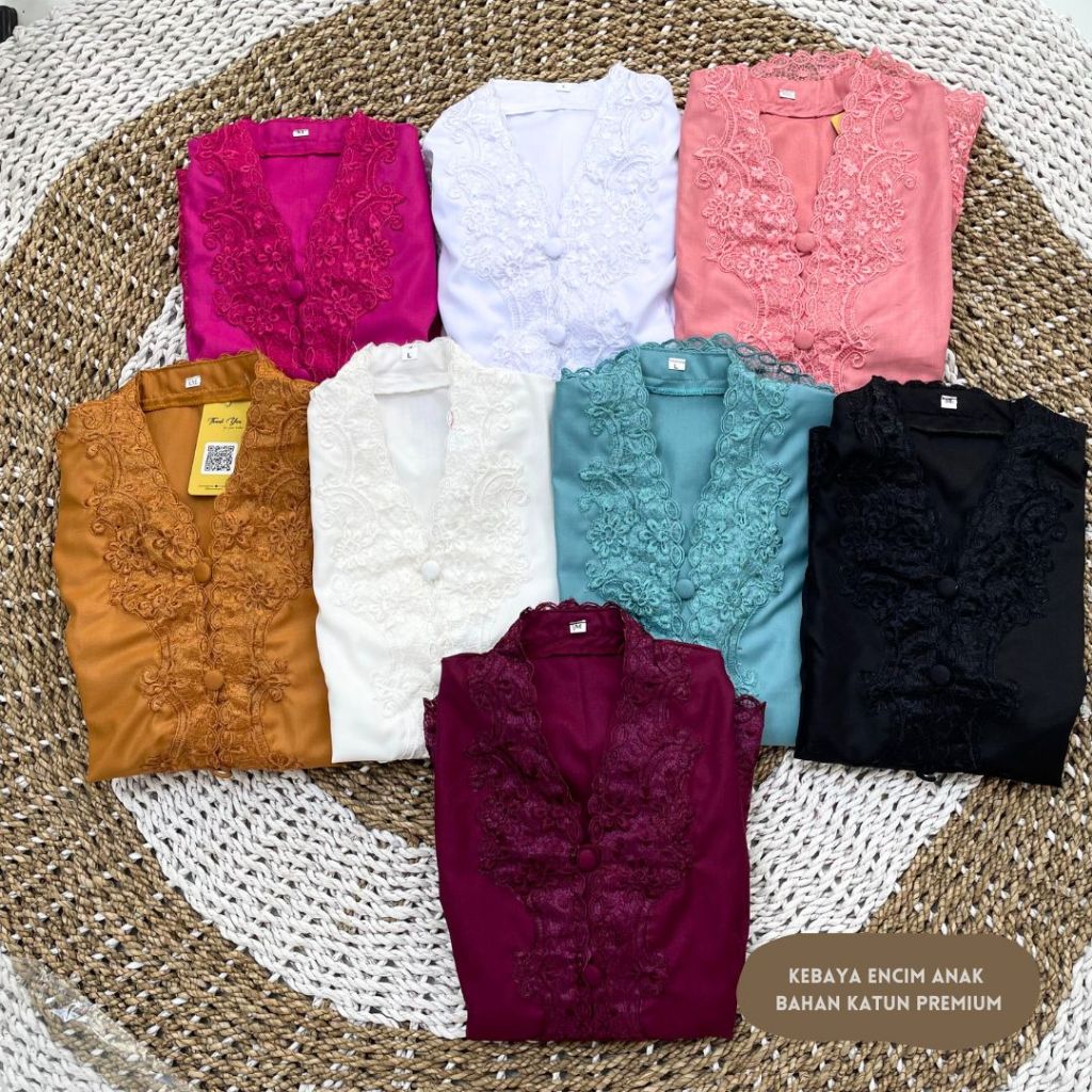 Pusat bordir Tasikmalaya - Kebaya bordir Encim anak